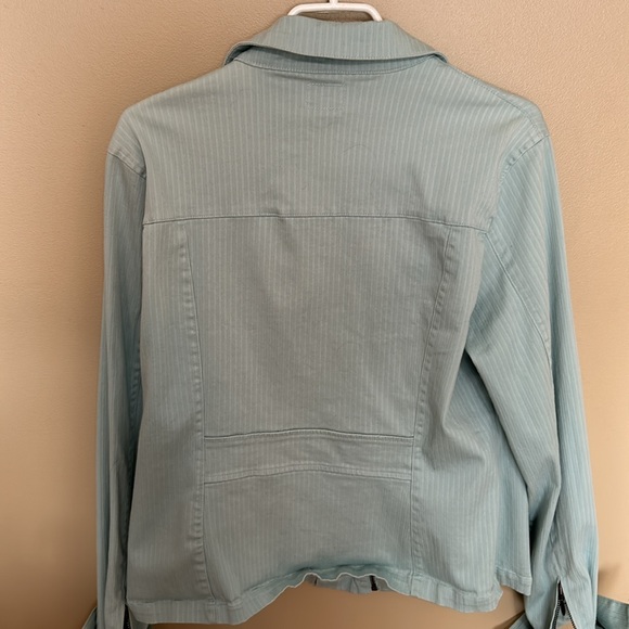 Cleo stretch zip up jeans jacket - Picture 5 of 6